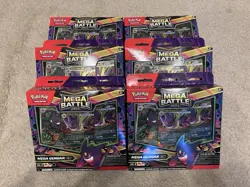 Pokemon TCG Mega Battle Deck (Lot of 6) (Mega Gengar ex) Factory Sealed - Image 1