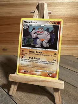 Pokemon Stormfront Uncommon Machoke #41/100 Lightly played - Image 1