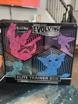 Pokemon TCG Sword & Shield Evolving Skies Elite Trainer Box Set of 2 ETBs Sealed - Image 4