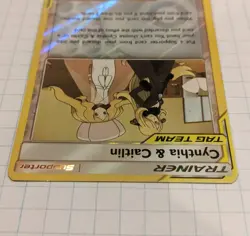 Cynthia & Caitlin 189/236 HP Uncommon Reverse Holo Pokemon SM Cosmic Eclipse - Image 3
