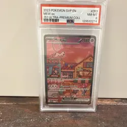 Pokemon Mew ex 053 Sv: Scarlet & Violet Promo Holo EX PSA 8 Basic Psychic TCG - Image 1
