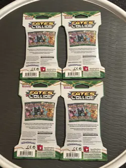 Pokemon TCG XY Fates Collide Sleeved Booster Packs Sealed Lot of 4 SEALED - Image 2