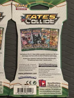 Pokemon TCG XY Fates Collide Sleeved Booster Packs Sealed Lot of 4 SEALED - Image 3
