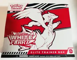 Pokemon TCG: Scarlet & Violet - WHITE FLARE Elite Trainer Box FACTORY SEALED ETB - Image 1