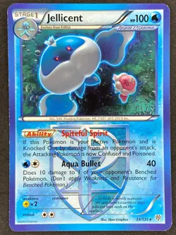 Pokemon Jellicent Team Plasma 39/135 PLS Plasma Storm LP/NM - Image 1