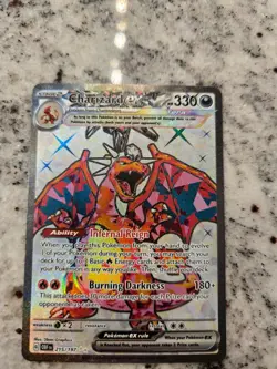 Pokemon 2023 Obsidian Flames Charizard EX #215/197 - Image 1