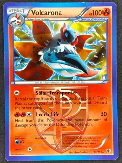 Pokemon Volcarona Team Plasma 13/101 PLB Plasma Blast LP/NM - Image 1