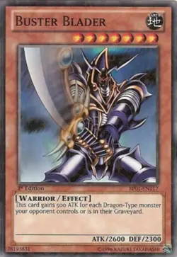 1x (LP) Buster Blader - BP01-EN117 - Starfoil Rare - 1st Edition YuGiOh - Image 1