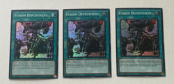 3x Fusion Deployment #RA02-EN065 Super Rare 1st Edition Yugioh NM Playset - Image 1
