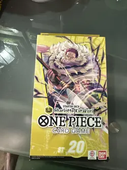 Bandai One Piece Yellow Charlotte Katakuri Starter Deck (ST-20) - Factory Sealed 810059783508 - Image 1
