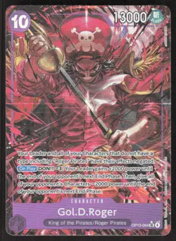 Gol.D.Roger [Alternate Art] OP13-064 One Piece Carrying on His Will - Image 1