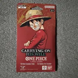 One Piece OP-13 CARRYING ON HIS WILL Sleeved Booster Pack Heavy 39.0 G🔥 - Image 2