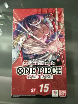 Bandai One Piece Red Edward Newgate Starter Deck ST-15) - Factory Sealed 810059783508 - Image 1