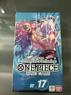 ONE PIECE TCG: Donquixote Doflamingo STARTER DECK (ST-17) New/Sealed English PRB - Image 1
