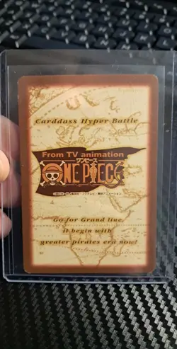 BANDAI One Piece Hyper Battle S120 LUFFY HOLO FOIL SCARCE EARLY CARD VINATGE - Image 2