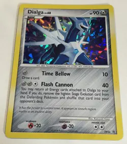 Pokemon Trading Card Game Cracked Ice Oversized Dialga Black Star Promo Card - Image 1