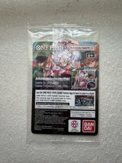 One Piece Monkey D. Luffy College Basketball US Voyage Promo Card - Image 2