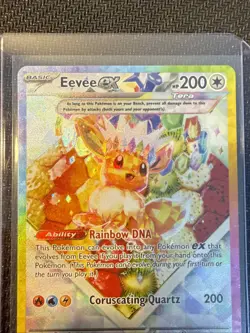 Prismatic Evolutions Eevee EX 174 Promo Card Super Premium Collection - Image 4