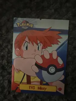 Pokemon Card TV3 Misty TOPPS Series 1 TV Animation Blue Logo Non-Holo! - Image 1