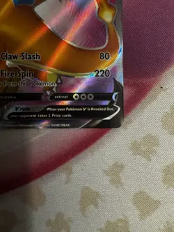 Charizard V SWSH050 SWSH: Sword & Shield Promo Card Full Art NM - Image 4