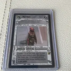 Star Wars CCG Major Haash'n Star Wars Death Star II Limited Card Unplayed - Image 1