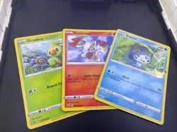 Lot Of 3 Jumbo Pokemon Promo Cards OVERSIZED Sobble Scorbunny Grookey Swsh 1-3 A - Image 1