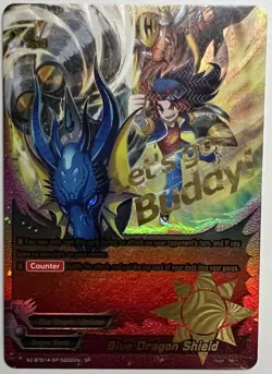 Future Card Buddyfight Blue Dragon Shield X2-BT01A-SP/S002EN SP - Image 1