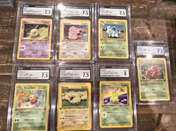 POKEMON Graded Card Lot 7 Slabs Mixed Lot CGC Vintage ALL 1st Edition Neo Jungle 636996769739 - Image 1