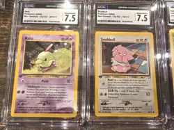 POKEMON Graded Card Lot 7 Slabs Mixed Lot CGC Vintage ALL 1st Edition Neo Jungle 636996769739 - Image 2