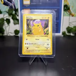 Pokemon Pikachu TCG Base Set Shadowless Common Card 58/102 Red Cheeks HP - Image 1