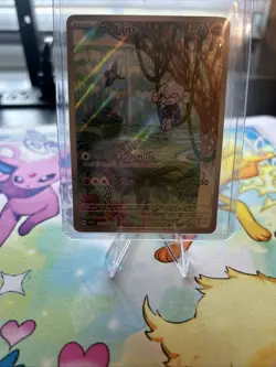 Pokemon TCG Meditite Stellar Crown 153/142 Illustration Rare Card NM Condition - Image 1