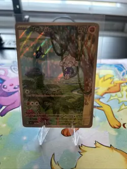 Pokemon TCG Meditite Stellar Crown 153/142 Illustration Rare Card NM Condition - Image 3