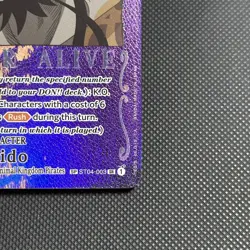 Kaido ST04-003 Wanted Poster Alternate Art OP03 SP One Piece Foil Card English - Image 5