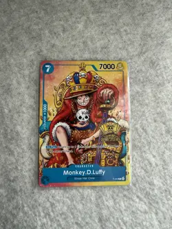 Monkey.D.Luffy (2nd Anniversary Stamped Promo) P-043 One Piece Promotion Cards - Image 1