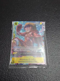 Monkey.D.Luffy OP07-109 One Piece Promotion Cards Foil PROMO Sealed - Image 1