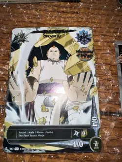 NARUTO CCG FOIL HOLO Super Rare Card Lot 34 TCG Sound Four Tcg Vintage 2002 - Image 4