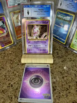 Mewtwo 1998 Japanese Vending Series1 CGC9 M Pokemon Card Glossy+6🔮Psychic Cards - Image 1