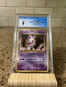 Mewtwo 1998 Japanese Vending Series1 CGC9 M Pokemon Card Glossy+6🔮Psychic Cards - Image 2