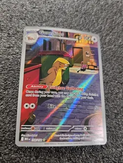 Pokemon Mega Evolution Gumshoos 153/132 Illustration Rare IR Full Art Card - Image 2