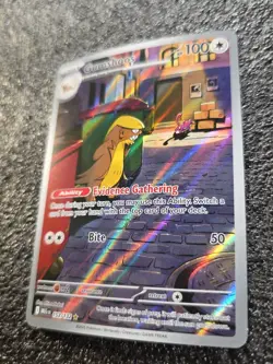 Pokemon Mega Evolution Gumshoos 153/132 Illustration Rare IR Full Art Card - Image 3