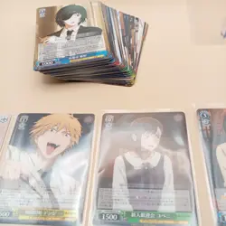 Chainsaw Man Weiss Schwarz card bundle of 50 Inc 4 holos lot 5 FREE POSTAGE - Image 4