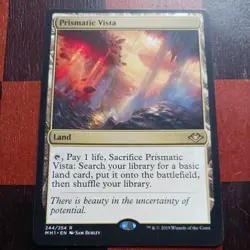 Mtg Prismatic Vista NM/M Modern Horizons Fetch Land Magic Card - Image 1