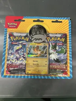 Pokemon TCG: Pawmot Holographic Card with 2 Booster Packs & Coin Factory Sealed 820650808982 - Image 1
