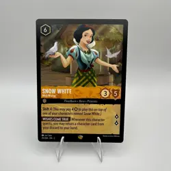 Disney Lorcana Snow White 25/204 Legendary Well Wisher Non-Foil TCG Card - Image 1