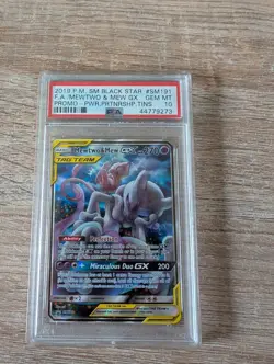 Mewtwo & Mew GX SM191 Holo Promo Card - Image 1