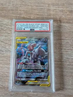Mewtwo & Mew GX SM191 Holo Promo Card - Image 2