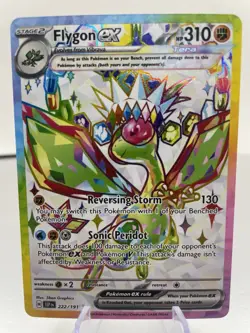 Flygon Ex 222/191 - Ultra Rare Holo Card - Surging Sparks - Pokemon TCG NM - Image 1