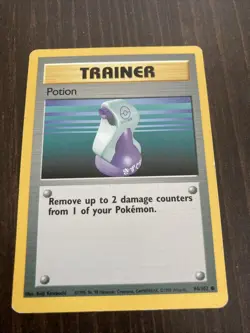 Potion 94/102 Base Set Rare Vintage 1999 Pokemon Card - Image 1