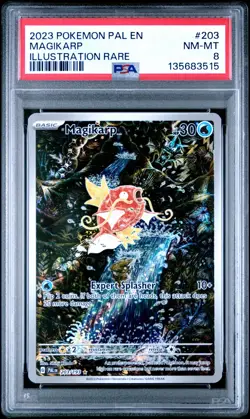 PSA 8 NM-MT Magikarp 2023 Paldea Evolved 203/193 Pokemon Card - Image 1