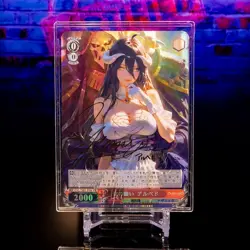 Albedo Overlord Waifu Trading Card Custom Premium Flash Gold Foil Sig Anime ACG - Image 1